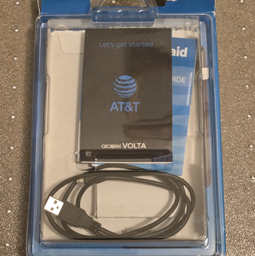 AT&T Alcatel Black Smartphone - Android Go Edition